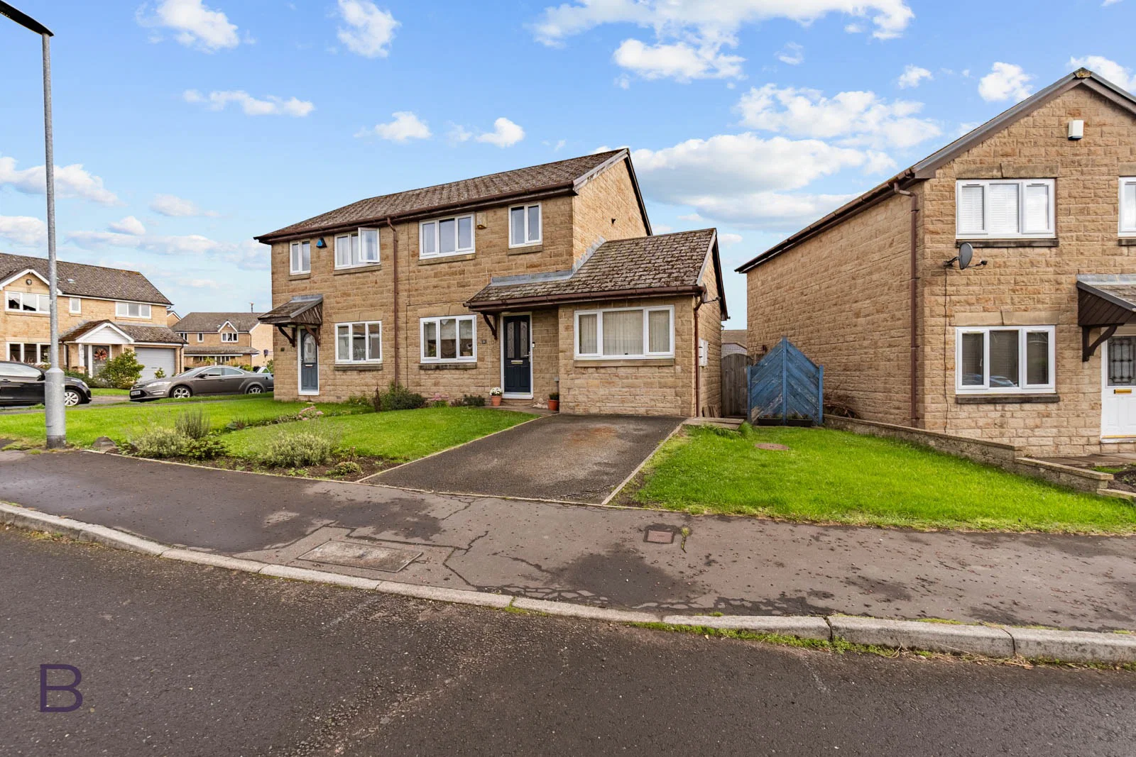 Hall Stone Court, Shelf, 3 bedroom semi-detached house sold subject to contract in Shelf